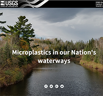 Screen shot of USGS web site